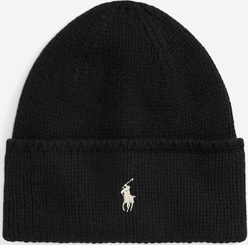 Polo Ralph Lauren - Gorros 'PONY' em preto: frente