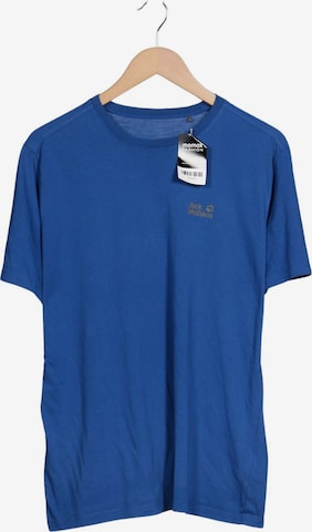 JACK WOLFSKIN T-Shirt L in Blau: Vorderseite