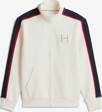 TOMMY HILFIGER Sweatjacke in Beige: Vorderseite