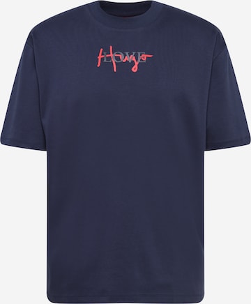 T-Shirt 'Deneziano' HUGO Red en bleu : devant