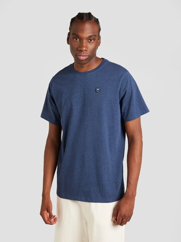 Maglietta di KnowledgeCotton Apparel in blu: frontale