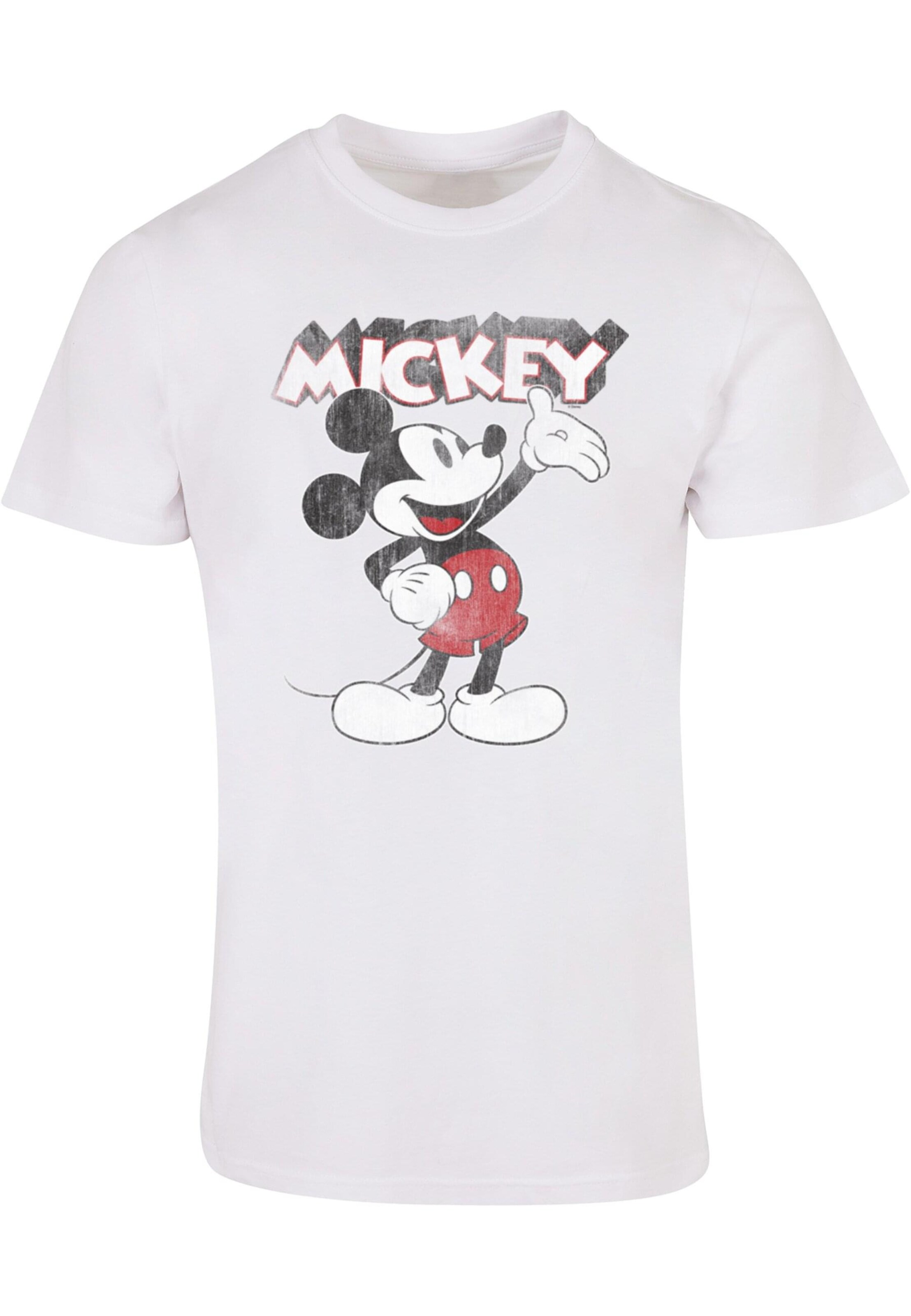 ABSOLUTE CULT T-Shirt 'Mickey Mouse - Presents' in Weiß: Vorderseite