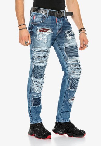 CIPO & BAXX Regular Jeans in Blau