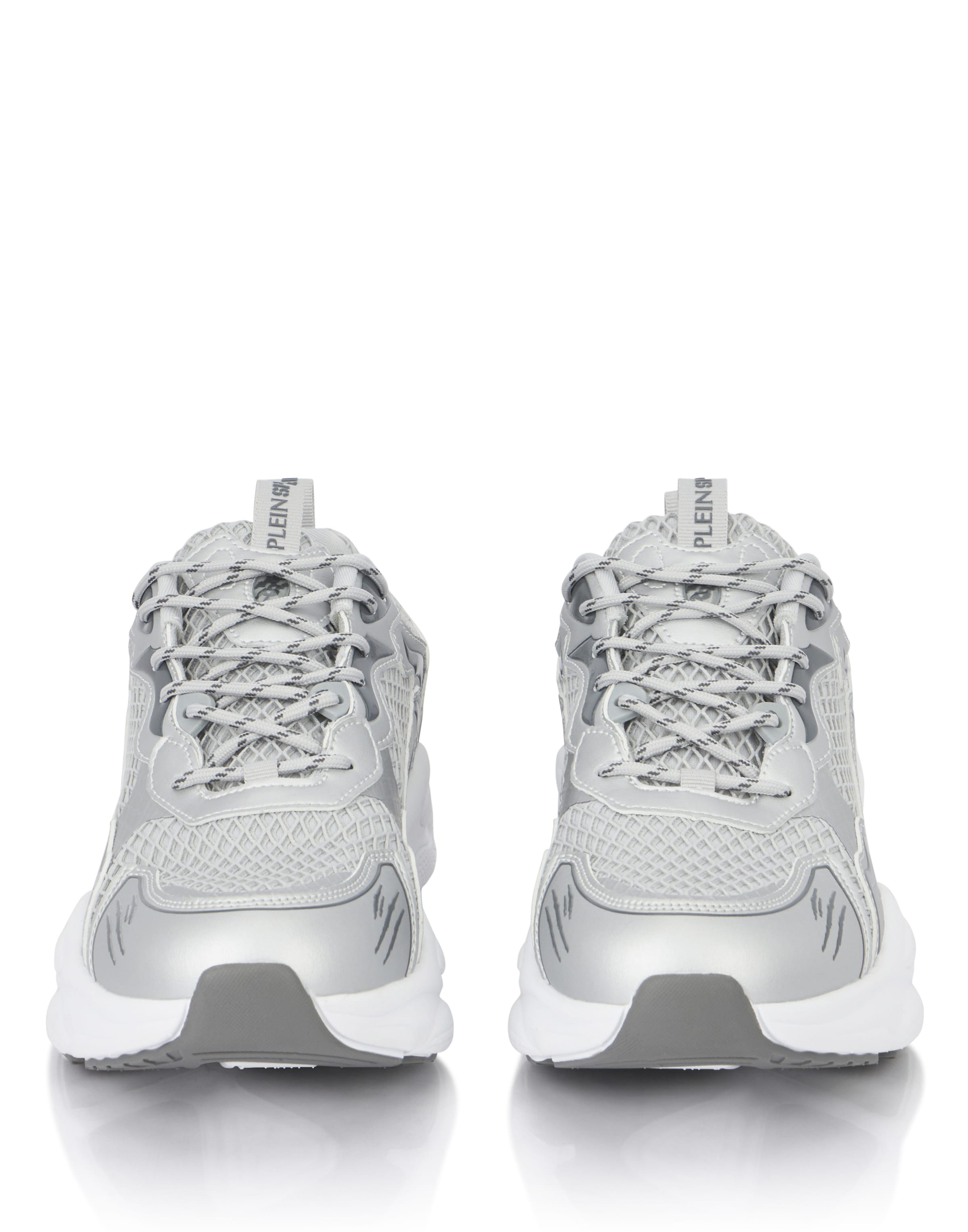 Plein Sport - Zapatillas deportivas bajas en plata