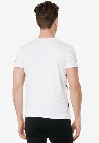 Rusty Neal Shirt 'American Eagle' in White