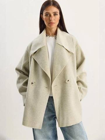 Bianco Lucci Between-Seasons Coat 'Mäntel' in Brown: front
