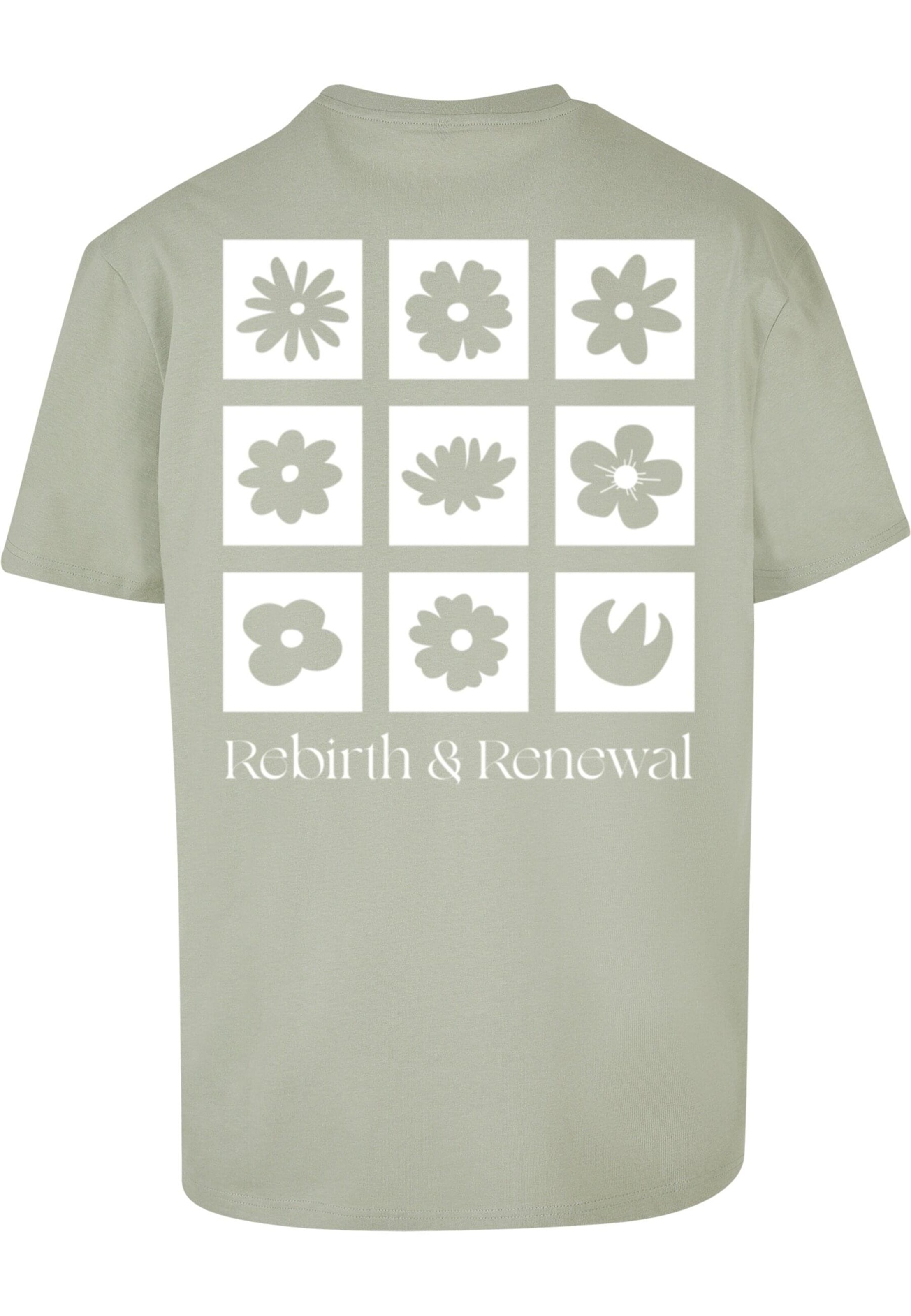 Merchcode Shirt 'Rebirth And Renewal' in Green