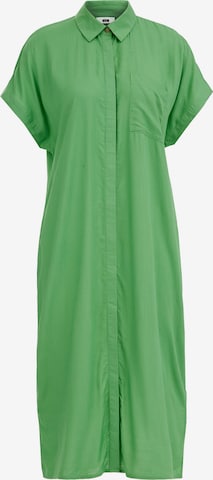 Robe-chemise WE Fashion en vert : devant