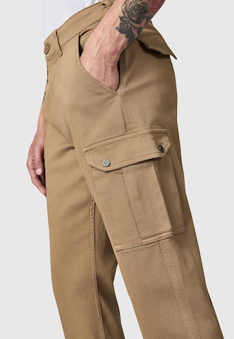 Effilé Pantalon cargo 'Siwas' Peak Time en marron
