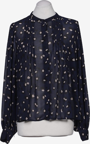 MANGO Bluse M in Blau: Vorderseite