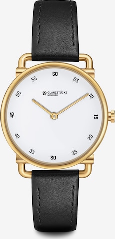 Glanzstücke München Analog Watch in Black: front