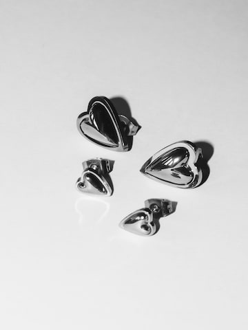 Liebeskind Berlin Ohrringe 'Heart' in Silber