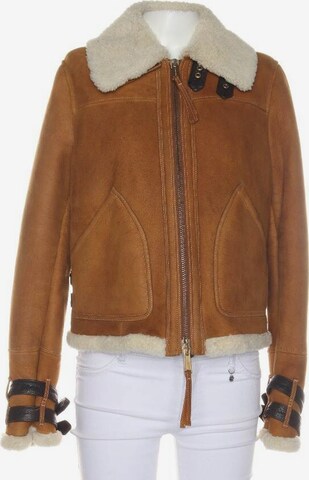 DSQUARED2 Lederjacke / Ledermantel XS in Braun: predná strana