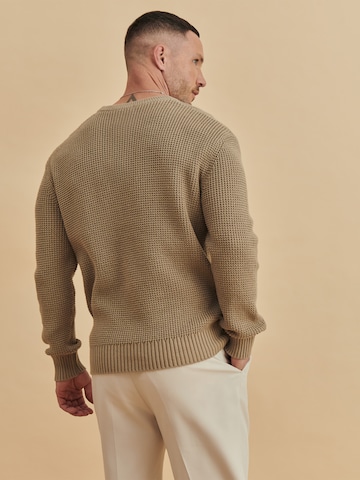 DAN FOX APPAREL Sweater 'Ruben' in Grey