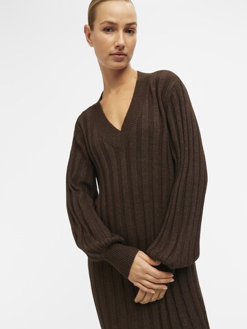 OBJECT Knit dress in Brown