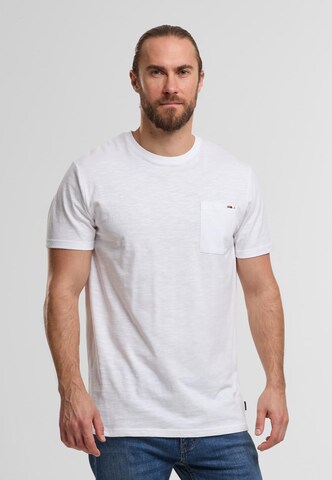 INDICODE JEANS - Camiseta 'Andorra' en blanco