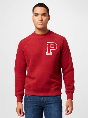 Pepe Jeans Sweatshirt 'Pike' in Rood: voorkant