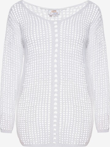 usha FESTIVAL Sweater in White: front