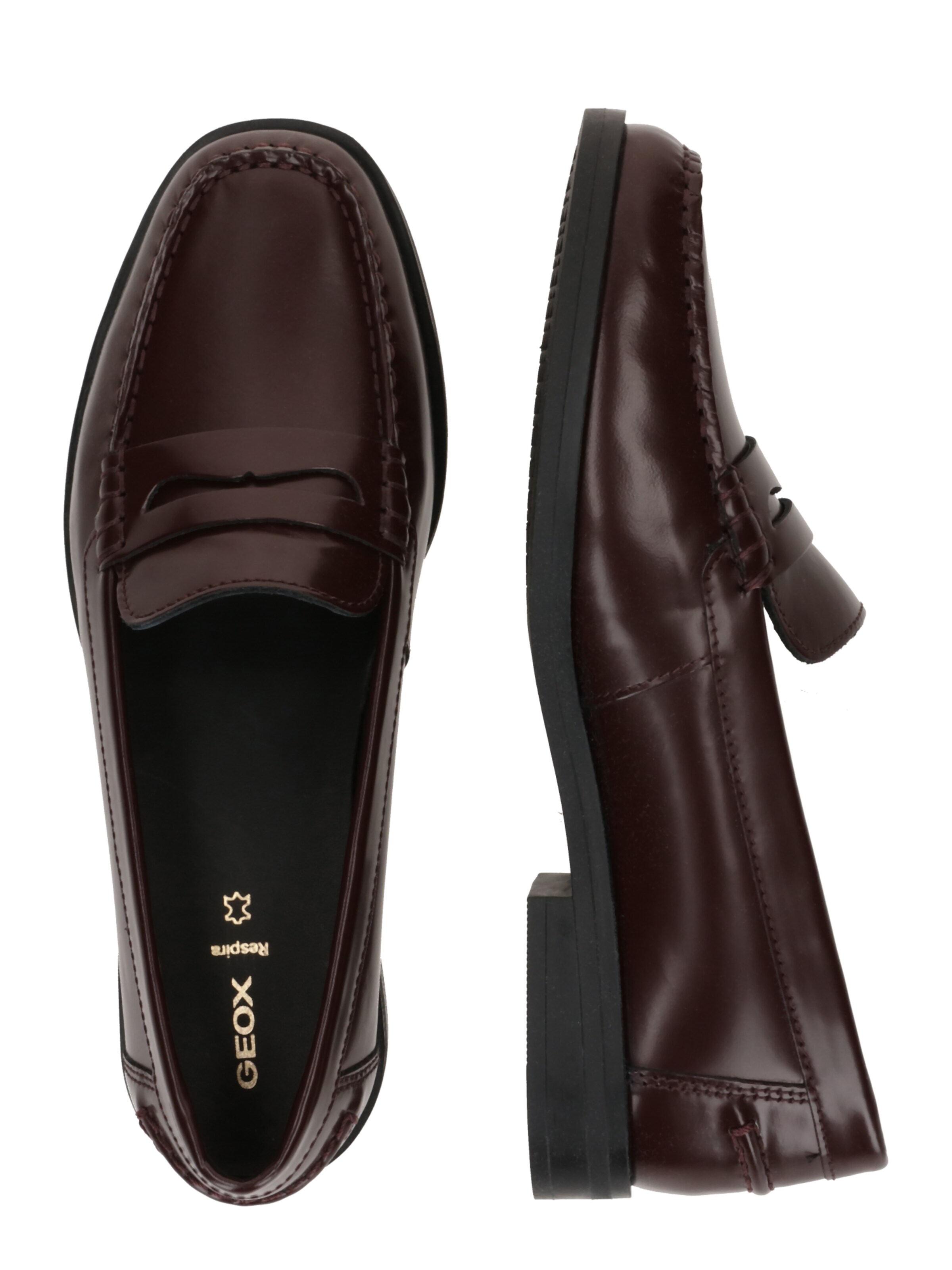 GEOX Mokasíny – červená