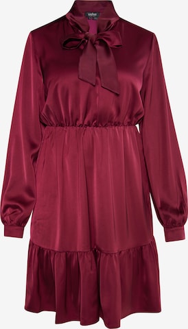 usha BLACK LABEL Jurk in Rood: voorkant