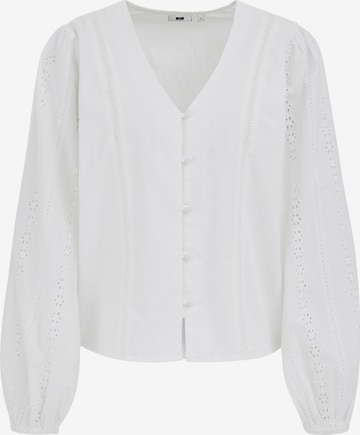 WE Fashion Pusero värissä valkoinen: etupuoli