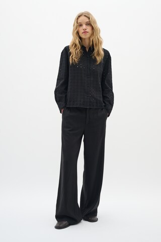 InWear Regular Bügelfaltenhose ' Dolina ' in Schwarz
