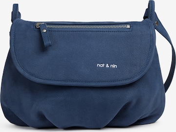Nat&Nin Torba na ramię 'Jen' w kolorze niebieski: przód