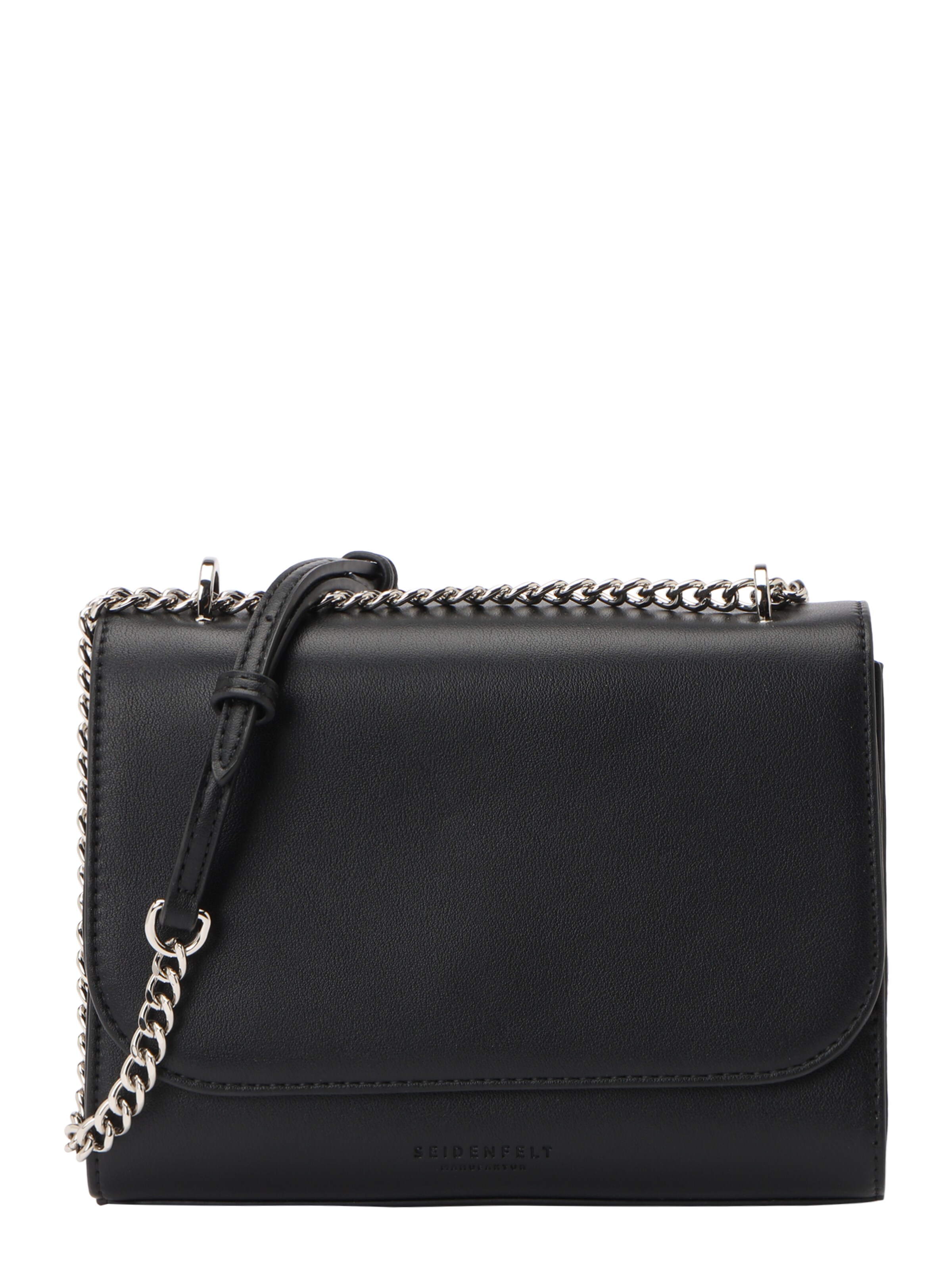 Seidenfelt Crossbody bag 'NAANTALI' in Black: front