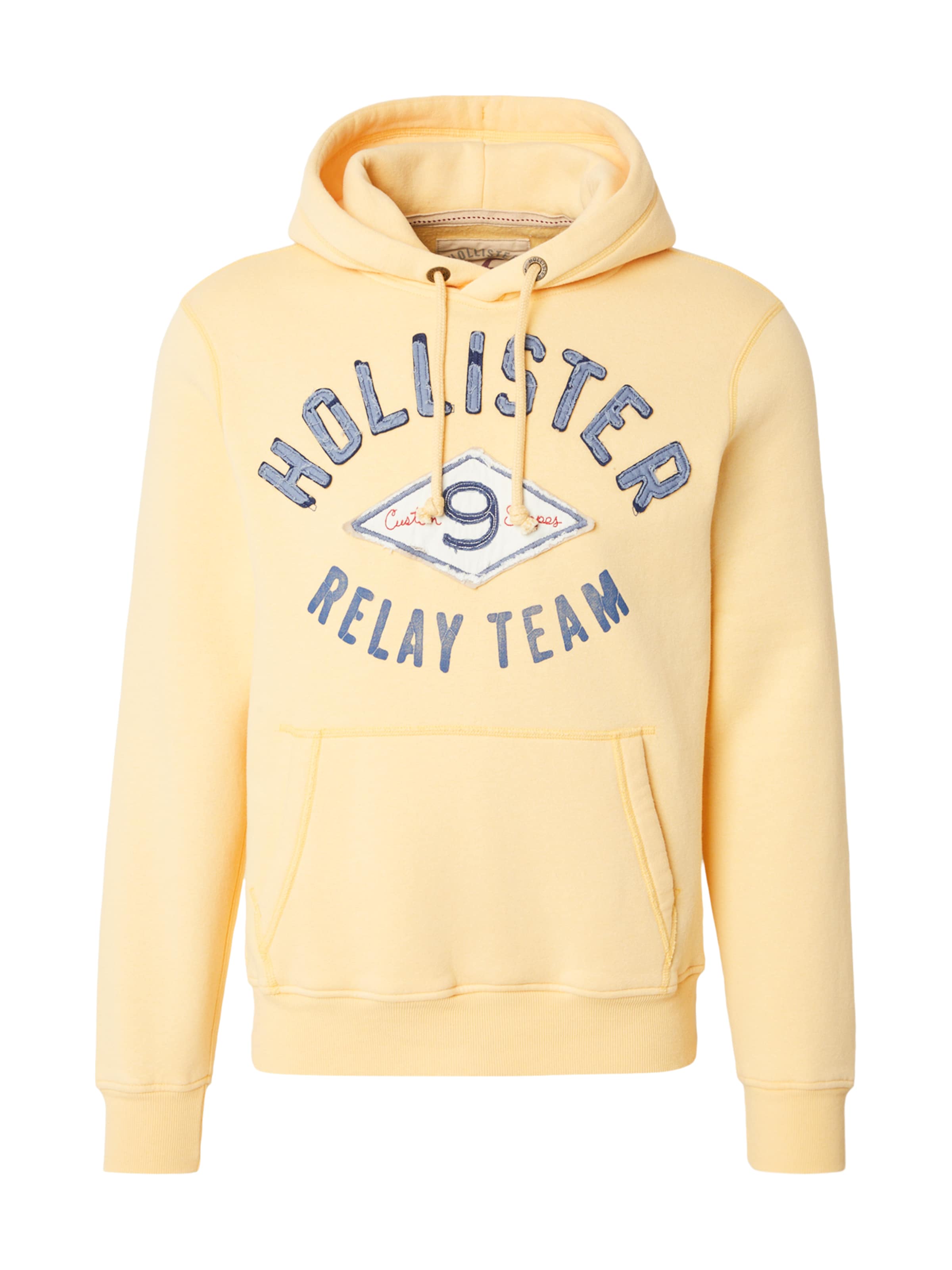 HOLLISTER Sweatshirt 'Mar4' in Yellow: front