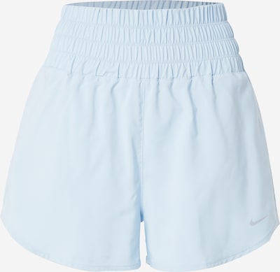 NIKE Spodnie sportowe 'ONE' w kolorze jasnoniebieski / srebrnym, Podgląd produktu