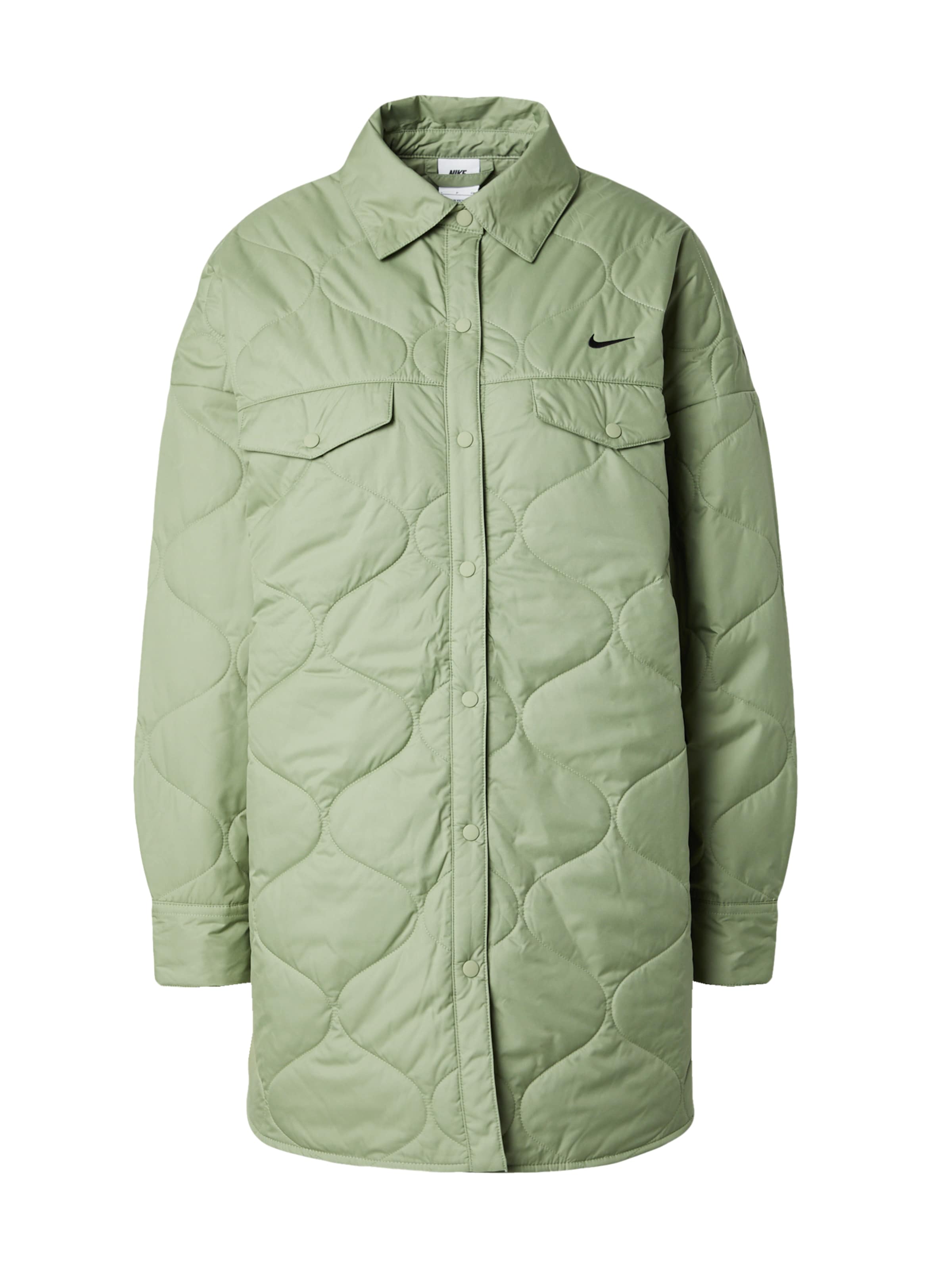 Nike Sportswear Mantel 'ESSNTL' in Grün: Vorderseite