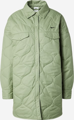 Veste mi-saison 'ESSNTL' Nike Sportswear en vert : devant