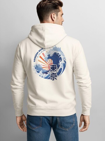 Neverless Sweatshirt 'Kanagawa' in Beige