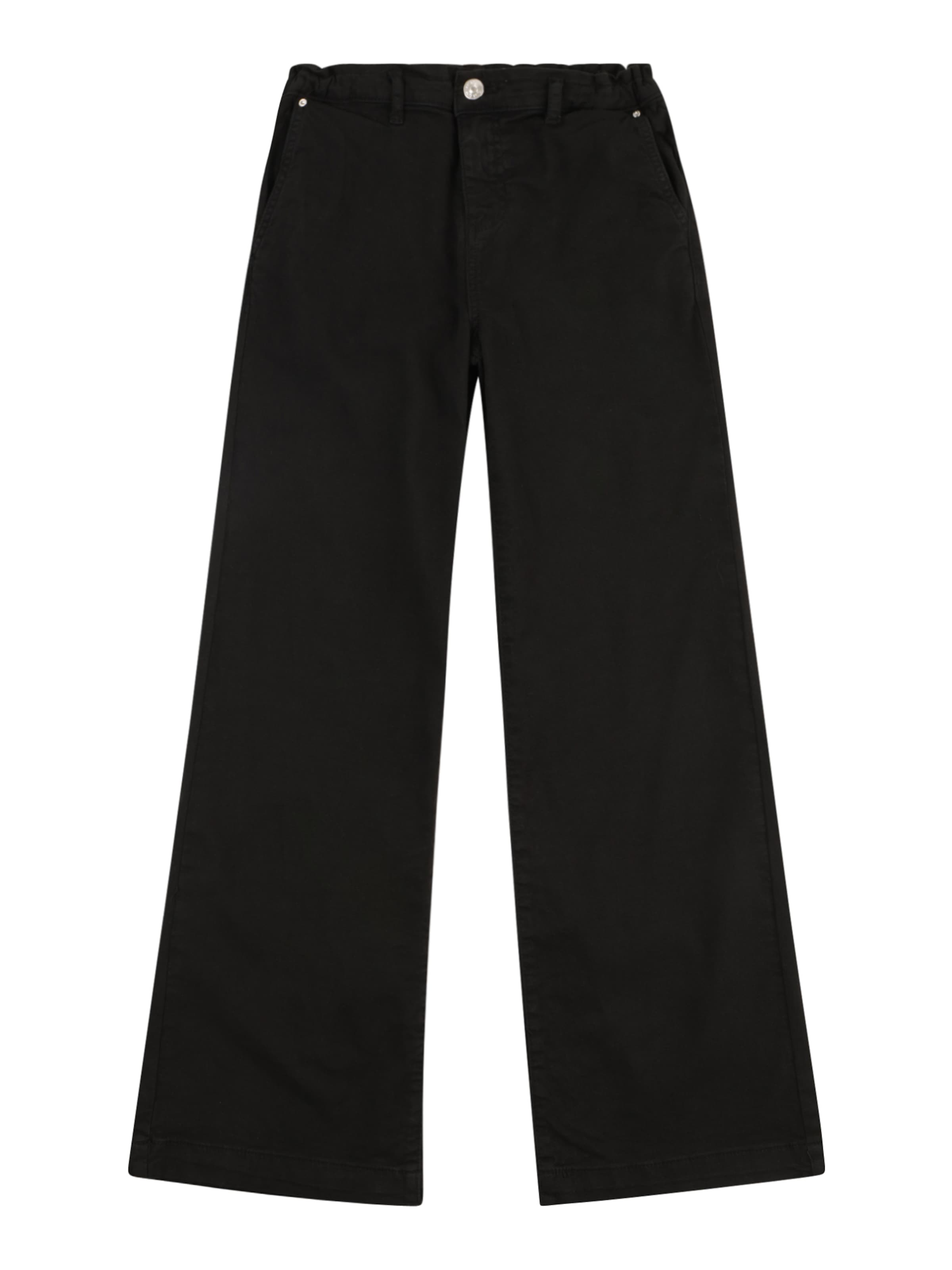 ONLY GIRLS Široký strih Nohavice - Čierna: predná strana