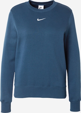 Nike Sportswear Dressipluus 'Phoenix Fleece', värv sinine: eest vaates