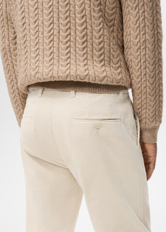 MANGO MAN Slimfit Hose 'Berdam' in Beige