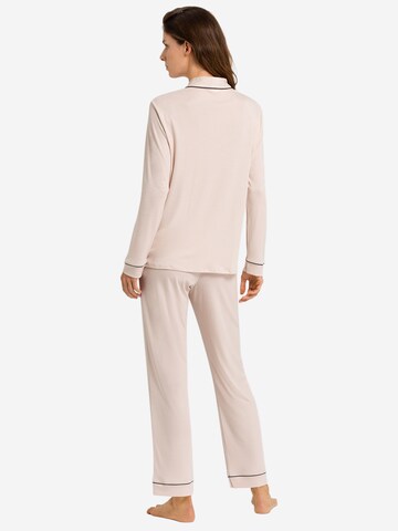 Hanro Pyjama 'Natural Comfort' in Weiß