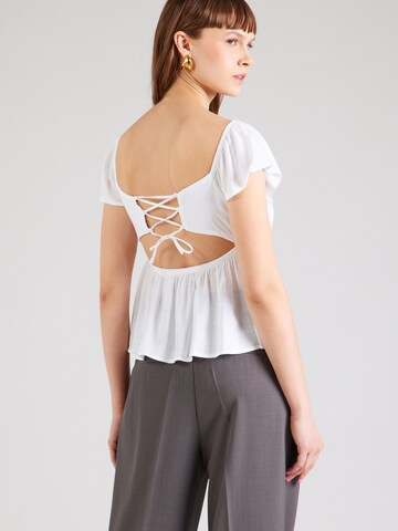 Chemisier HOLLISTER en blanc