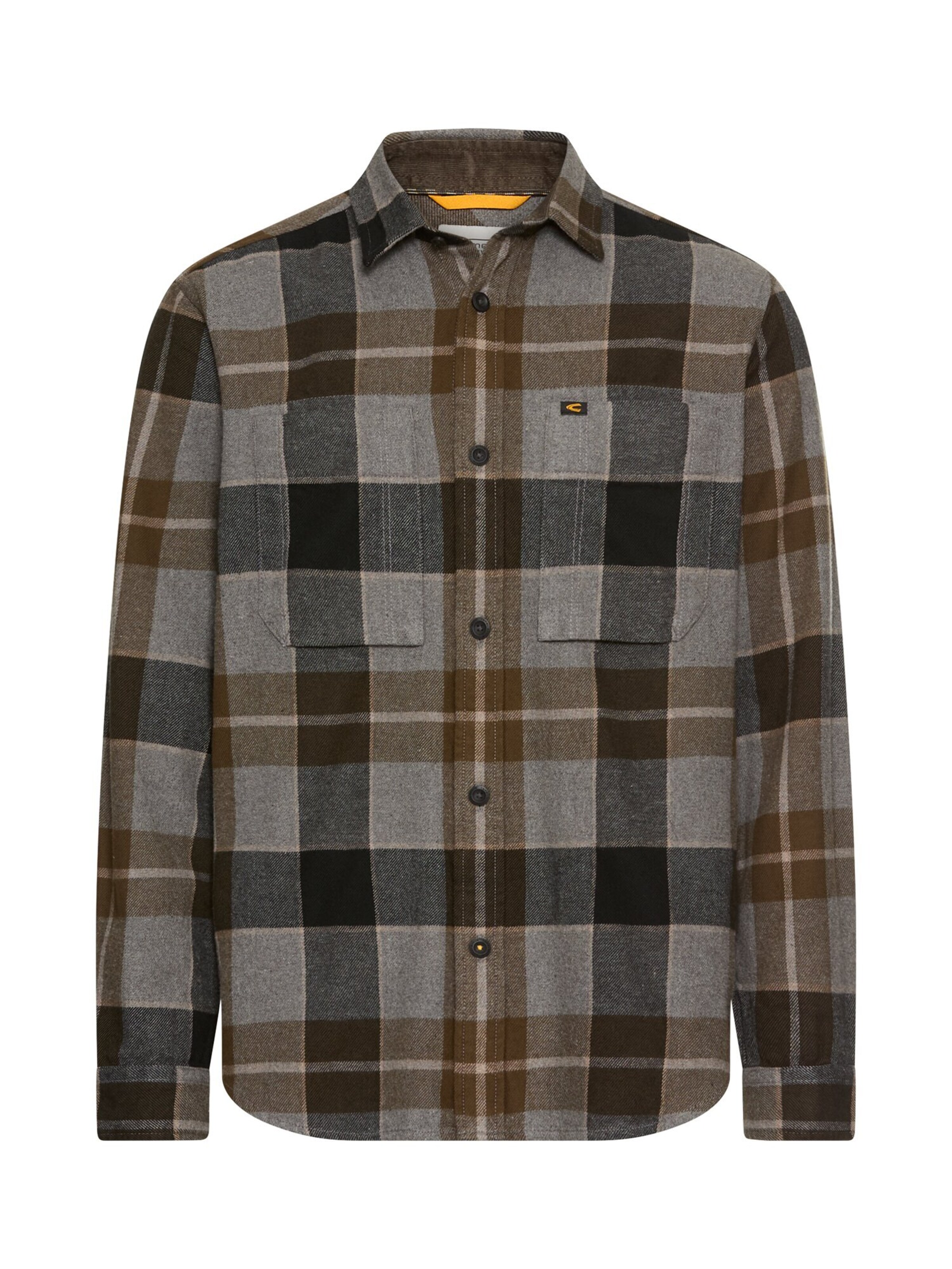 CAMEL ACTIVE Button Up Shirt in Brown: front