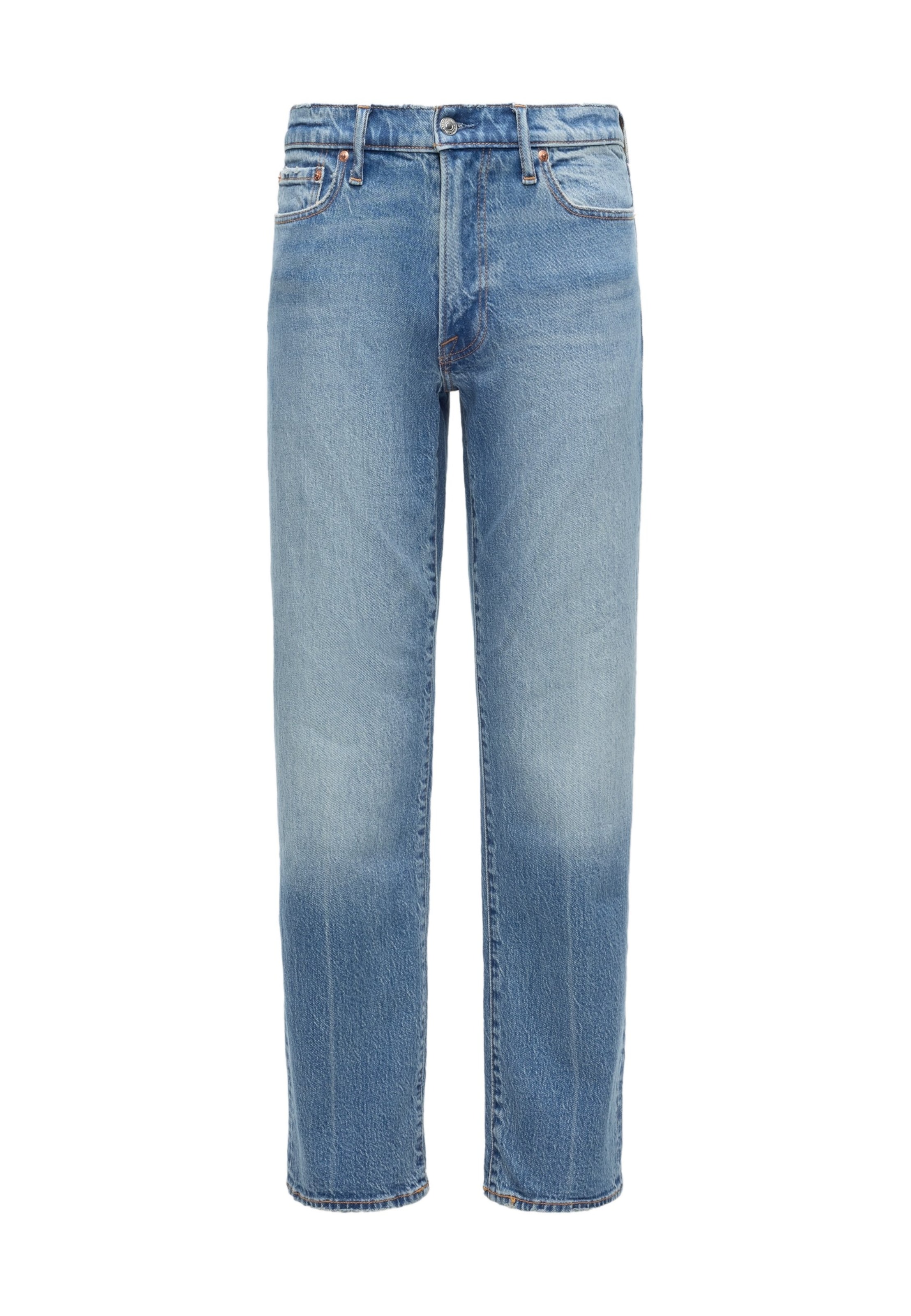 Abercrombie & Fitch Normální Džíny – modrá: přední strana