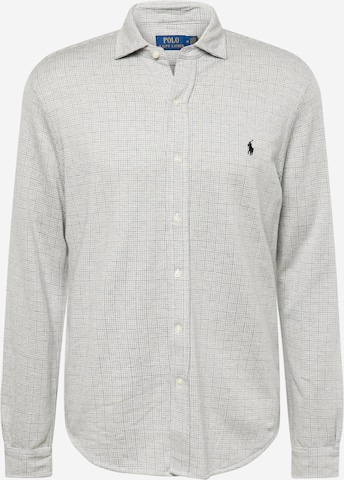 Chemise Polo Ralph Lauren en gris : devant