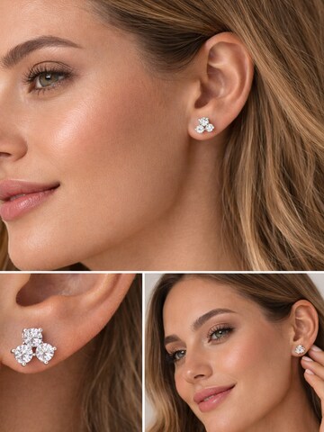 Pure Schmuck Oorbellen 'Lady Eleanor Ohrstecker 925 Silber | Bridgerton' in Zilver