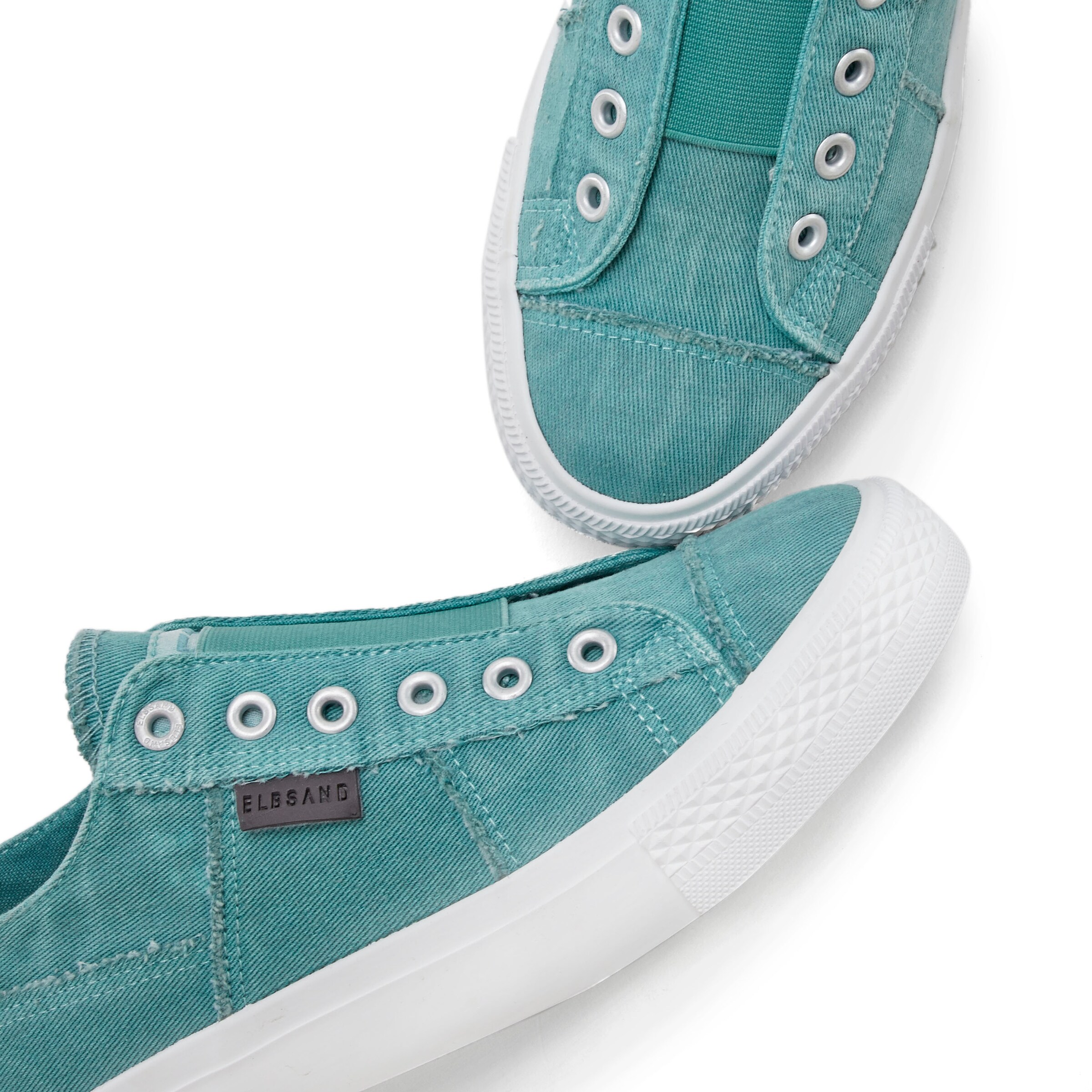 Elbsand Slip on -tennarit värissä vihreä