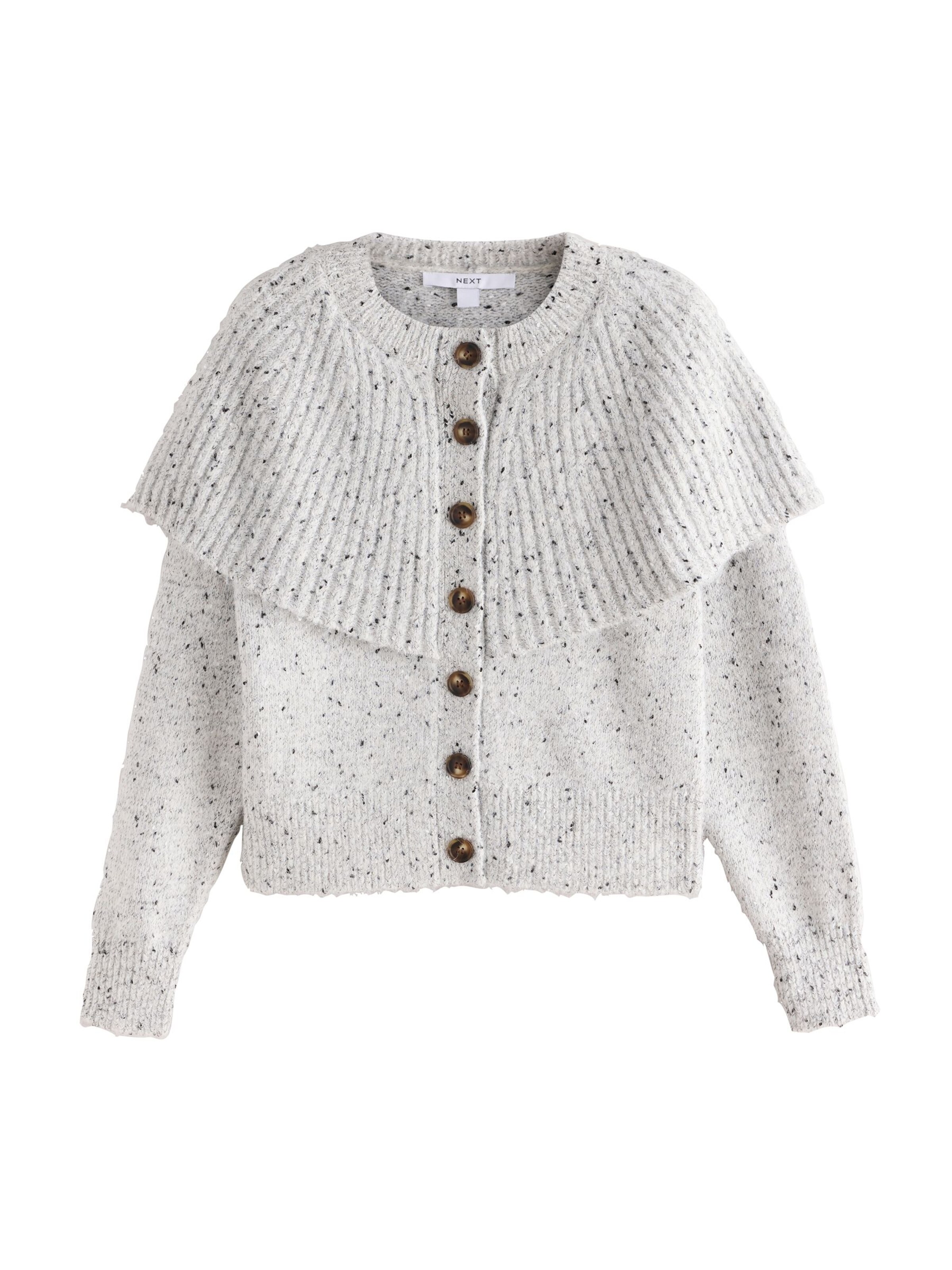 Next Strickjacke in XL in grau, Produktansicht