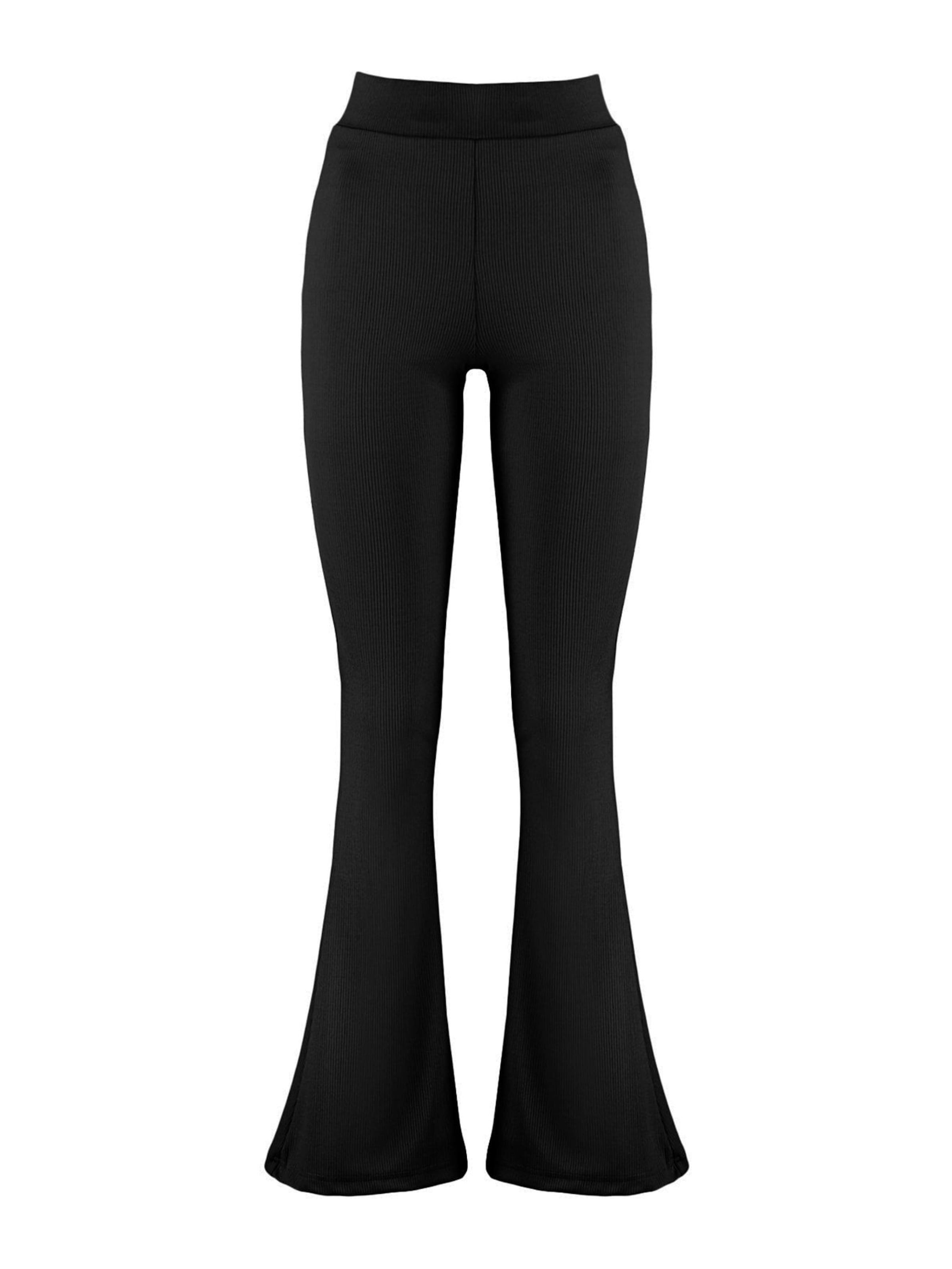 Trendyol Flared Pants in Black: front