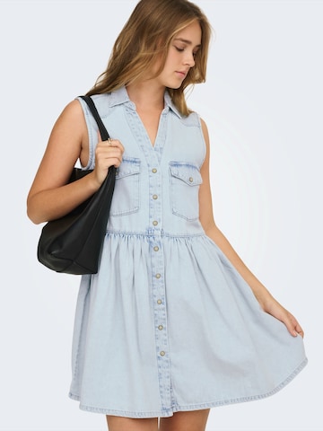 ONLY Košilové šaty 'ONLCYRUS' – modrá