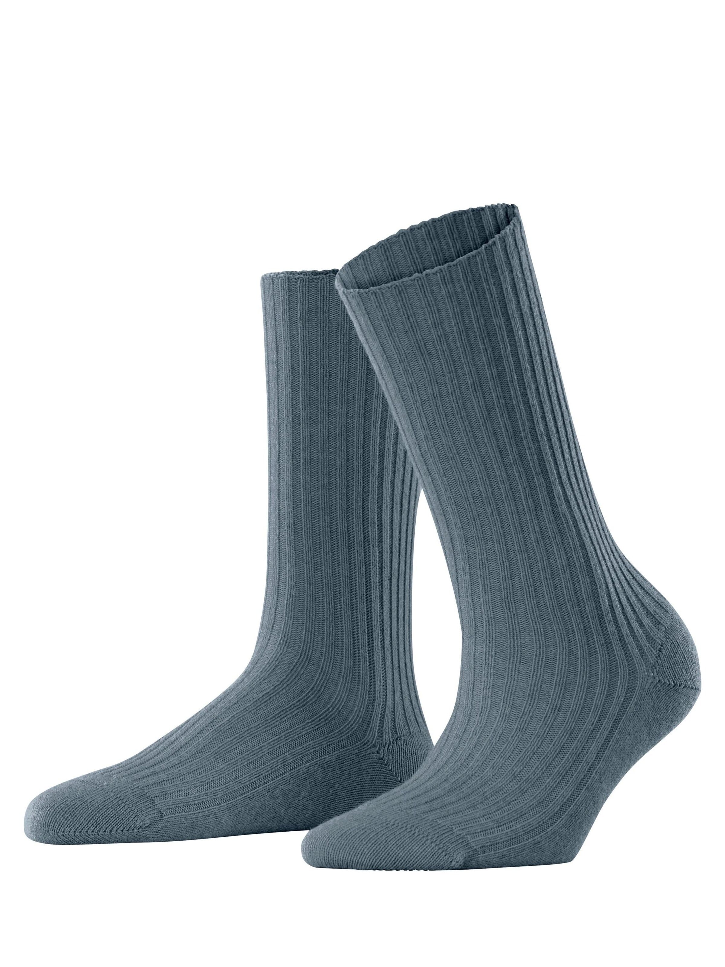 FALKE Socken 'Cosy Wool Boot'‌‌‌‌‌‌‌‌ in Blau: Vorderseite