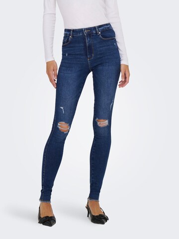 Skinny Jean 'JOSIE' ONLY en bleu : devant