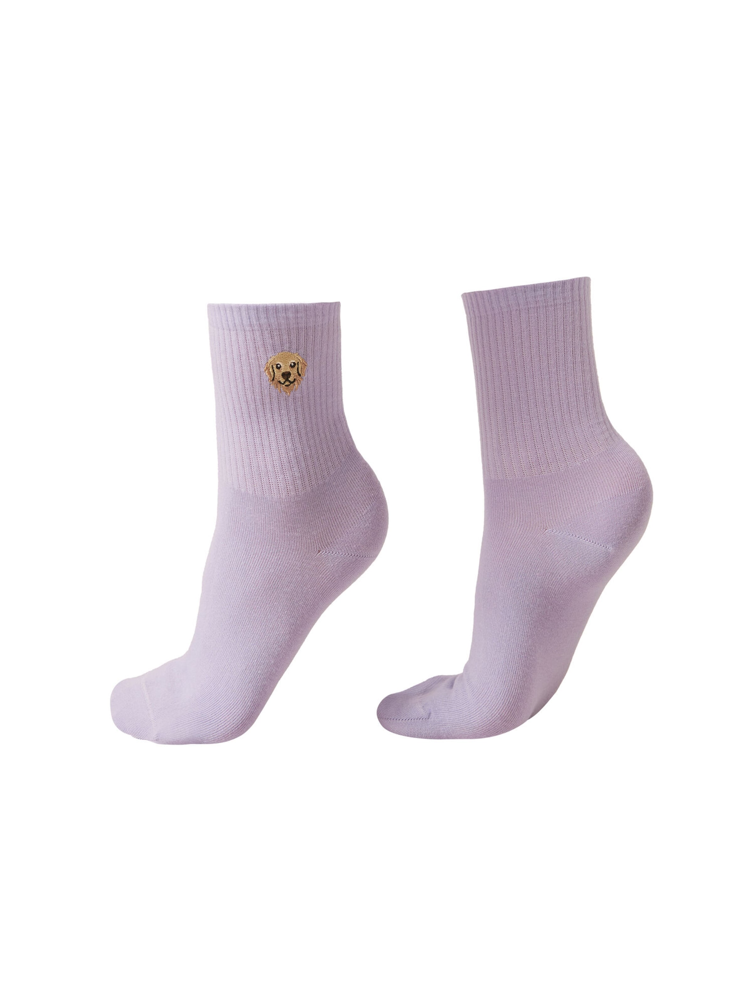 CALZEDONIA Socks 'Dog' in Purple: front