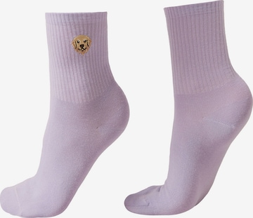 CALZEDONIA Socks 'Dog' in Purple: front